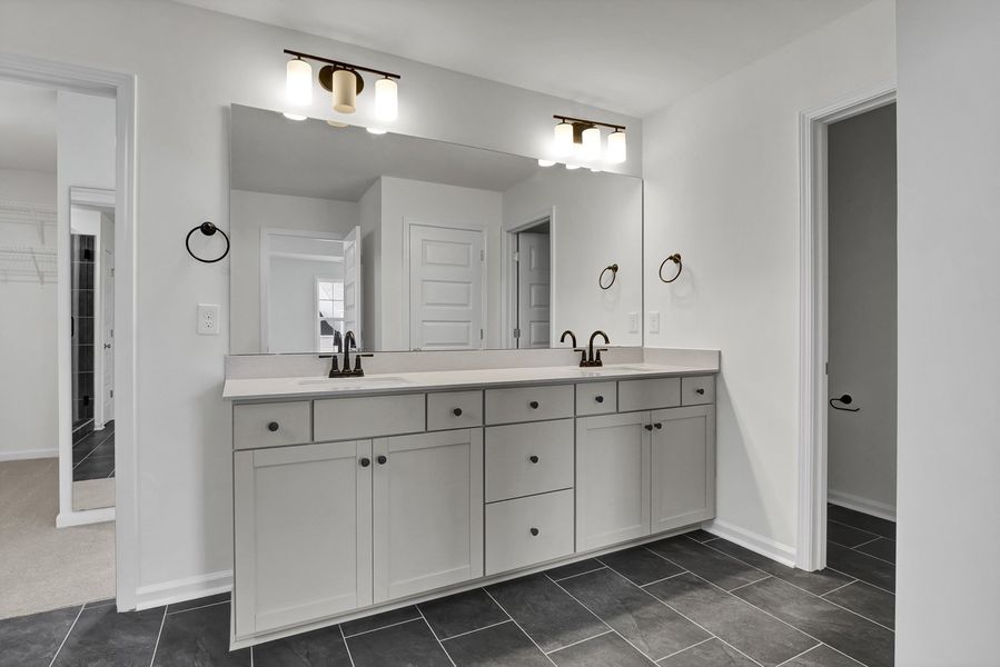 Furnished interior view inside a new home in Grand Park, Leland (Image 10). Furnished interior view inside a new home in Grand Park, Leland (Image 10).