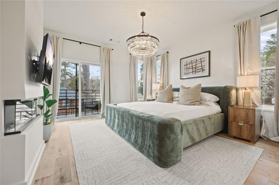 Furnished interior view inside a new home in , Decatur (Image 32).