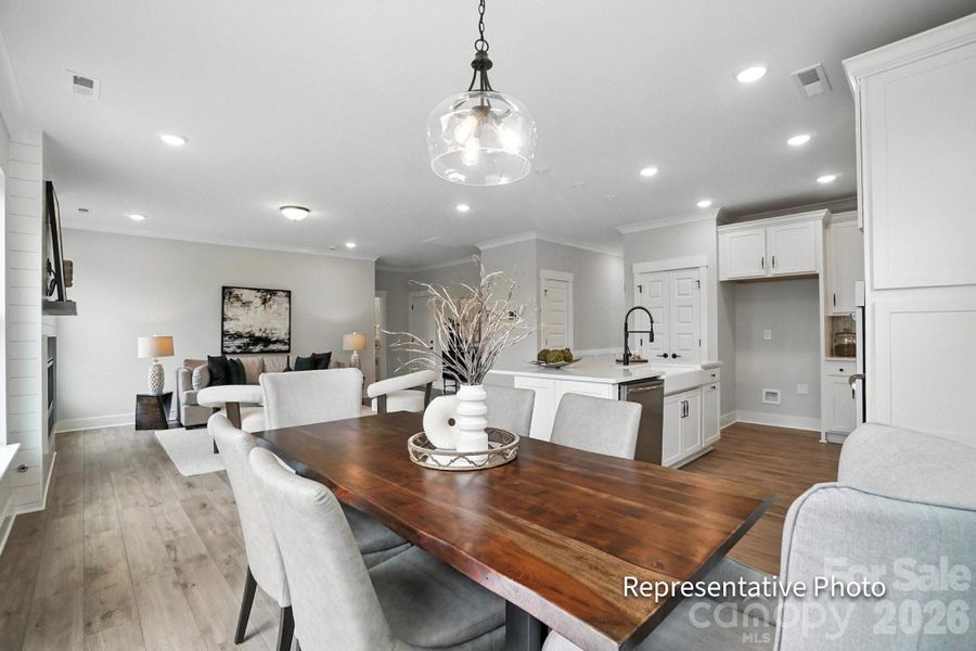 Furnished interior view inside a new home in Ashton Park, Monroe (Image 14).