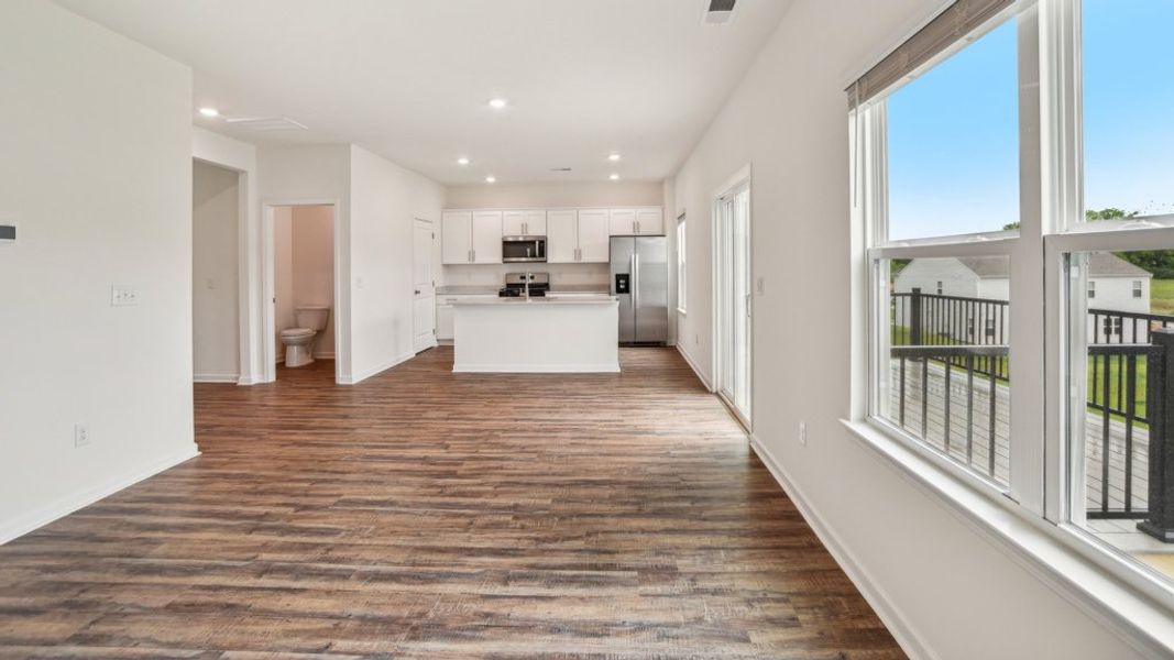 Spacious, unfurnished interior of a new home in Archer's Pointe, Johnson City (Image 12).