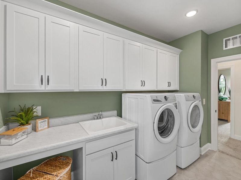 Representative furnished interior of a home built from the The Crawford by Davidson Homes LLC in Wendell Ridge, Wendell (Image 40).