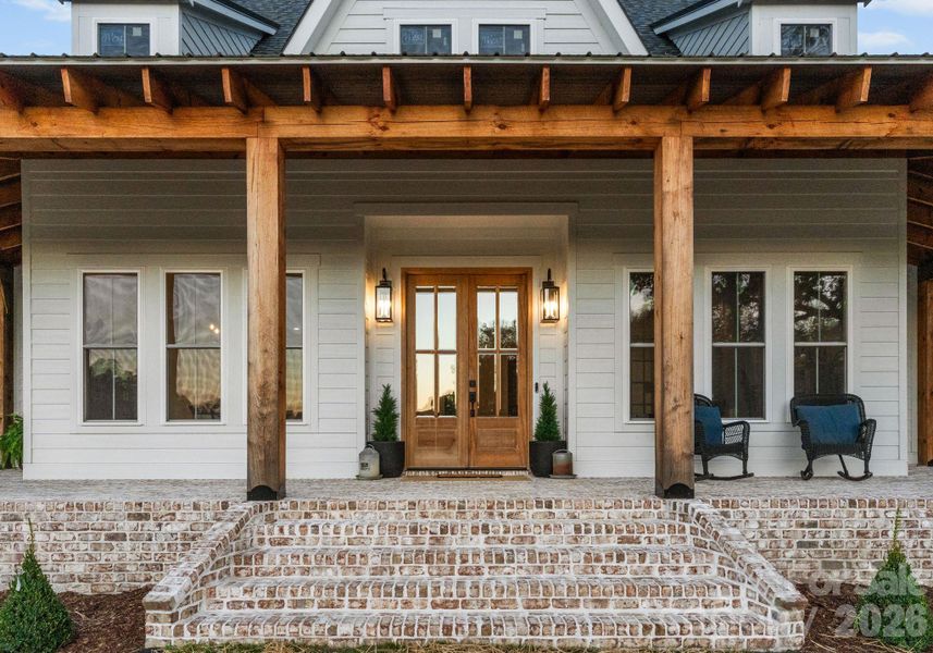 Exterior details and patio area of a home in , Polkton (Image 21).
