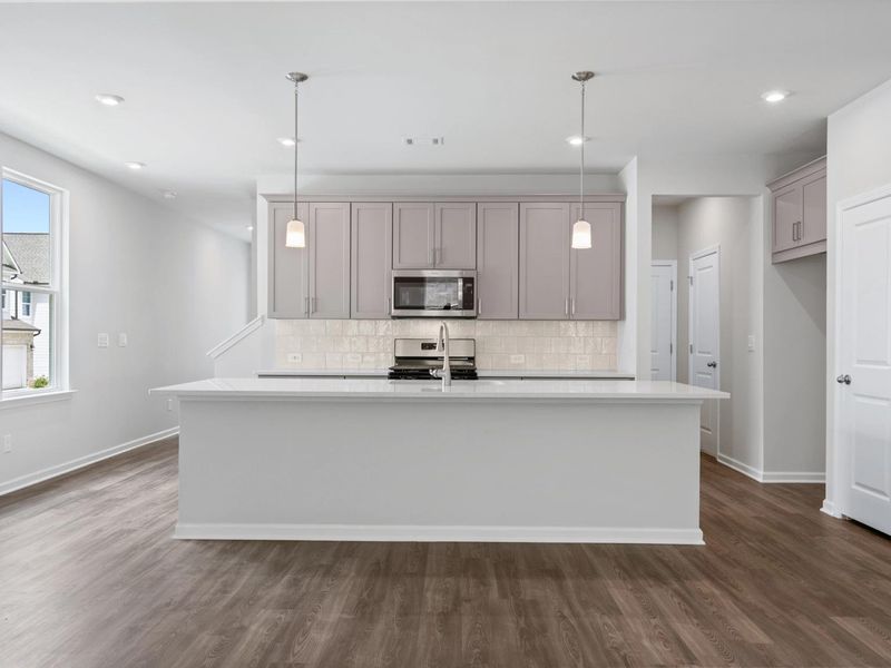 Representative furnished interior of a home built from the Cary A by Davidson Homes LLC in Lake Shore, Winder (Image 9).