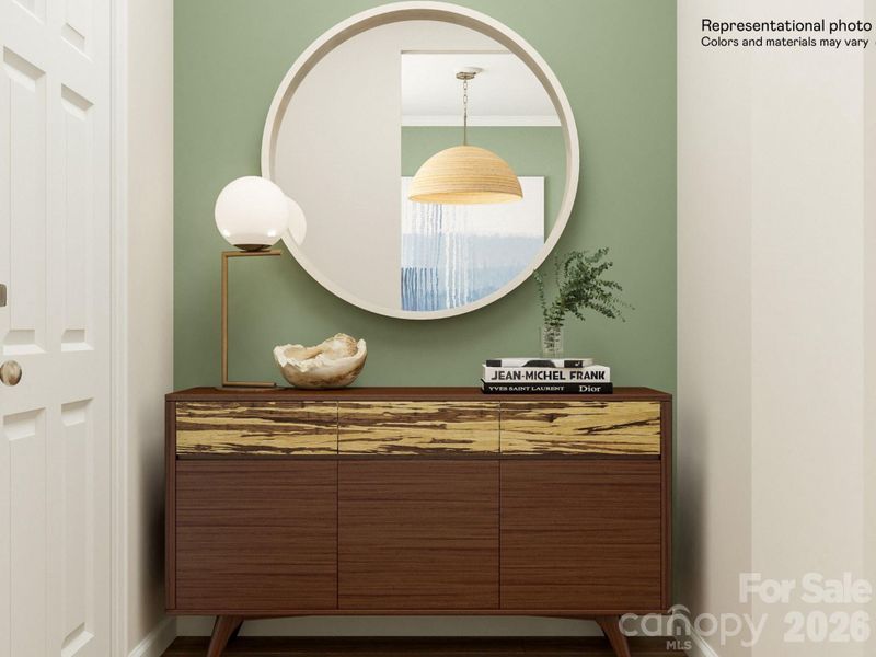 Furnished interior view inside a new home in The Vines, Charlotte (Image 10).