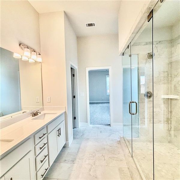 Furnished interior view inside a new home in Rosewood Lake Estates, Hoschton (Image 7).