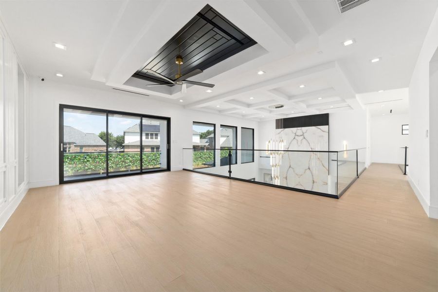 The first secondary suite offers comfort and privacy for family or guests.
