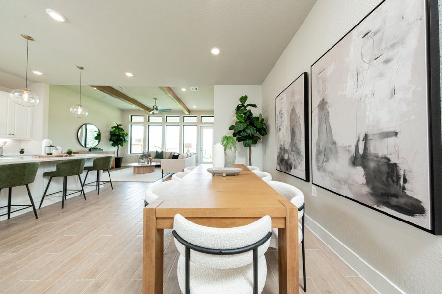 Representative furnished interior of a home built from the Serendipity by Beazer Homes in The Highlands, Porter (Image 6).