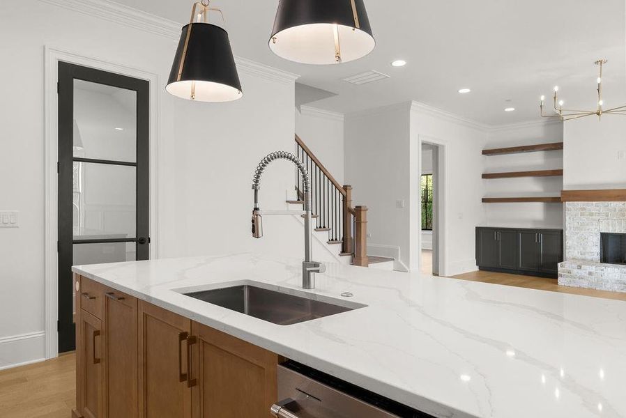 Close-up of interior finishes inside a home in , Marietta (Image 8).