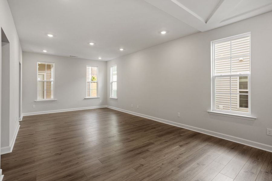 Spacious, unfurnished interior of a new home in Renaissance at White Oak, Garner (Image 11).