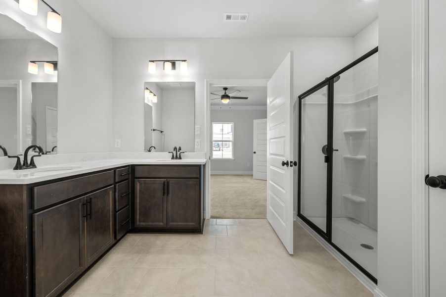 Furnished interior view inside a new home in Saddlebrook, Murfreesboro (Image 14).