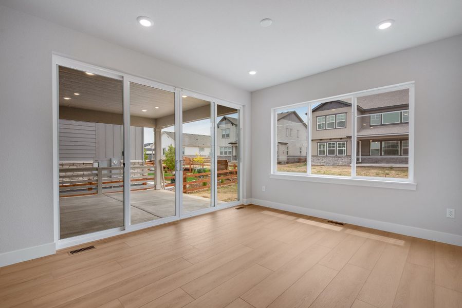 Spacious, unfurnished interior of a new home in The Aurora Highlands, Aurora (Image 22). Spacious, unfurnished interior of a new home in The Aurora Highlands, Aurora (Image 22).