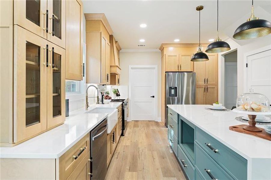 Furnished interior view inside a new home in , Decatur (Image 19).