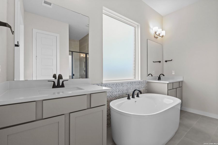 Furnished interior view inside a new home in Buffalo Crossing, Cibolo (Image 32).