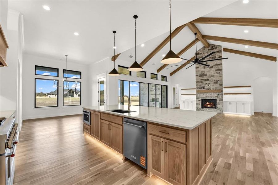 Furnished interior view inside a new home in , Aledo (Image 9).