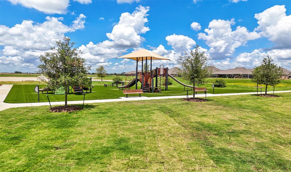 Enjoy the convenience of a neighborhood playground. Enjoy the convenience of a neighborhood playground.