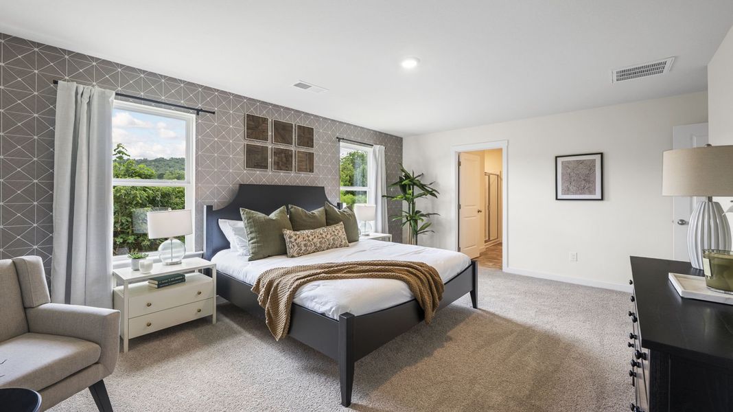 Furnished interior view inside a new home in Fairview Hills, Cleveland (Image 36).