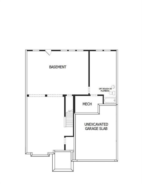 2D floor plan layout of this home in Havencroft, Woodstock, GA (Image 5).