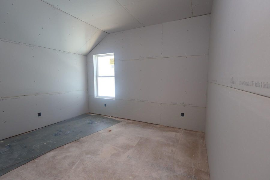 In-progress construction of a new home in The Highlands - Grove Collection, Porter, TX (Image 20).