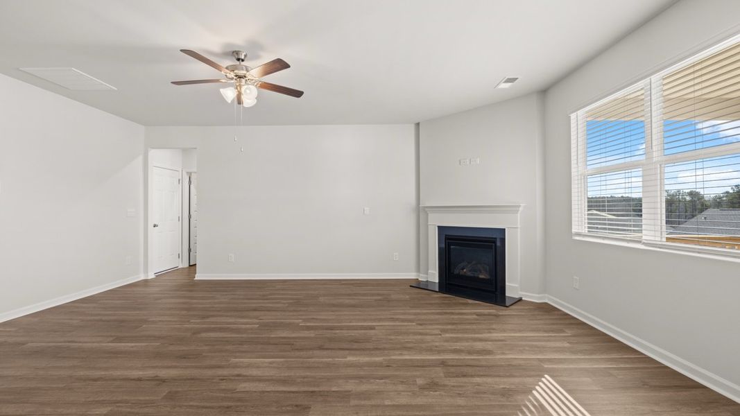 Representative unfurnished interior of a home built from the Halton by D.R. Horton in Southwind Village, Evans (Image 19).