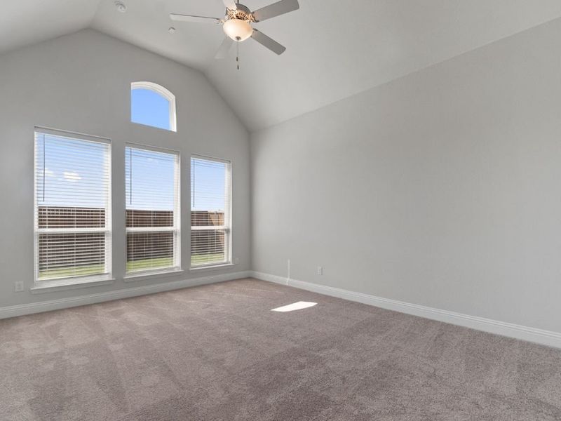 Representative unfurnished interior of a home built from the Weston by Landon Homes in East Village - Classic Series, Frisco (Image 27). Representative unfurnished interior of a home built from the Weston by Landon Homes in East Village - Classic Series, Frisco (Image 27).