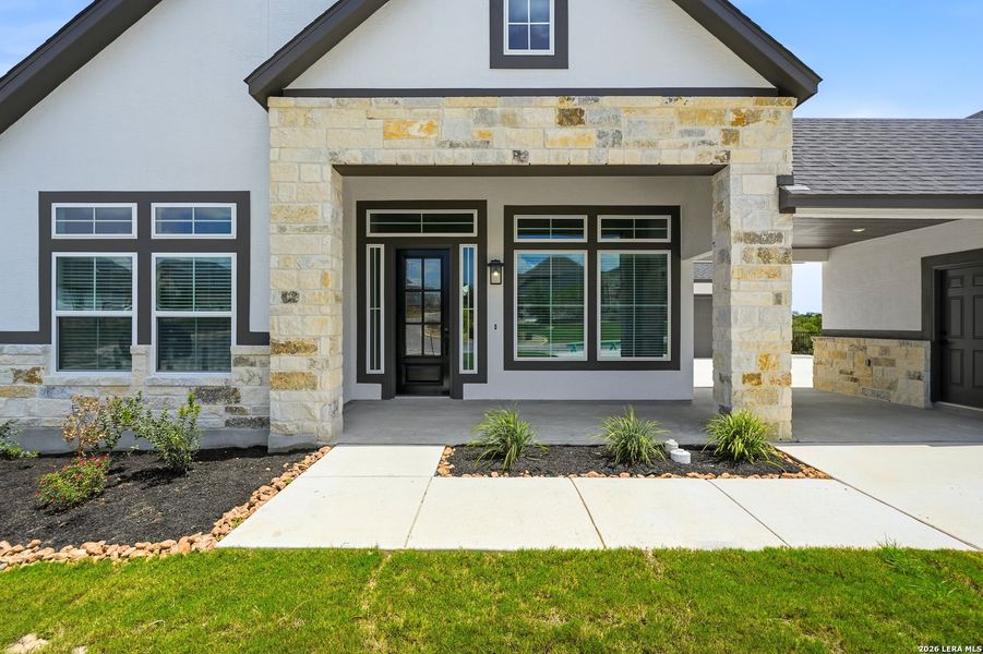 Exterior details and patio area of a home in , Castroville (Image 32).