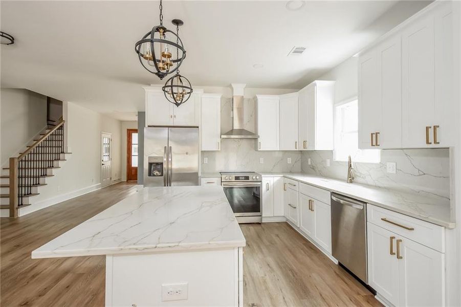 Furnished interior view inside a new home in , Lilburn (Image 5). Furnished interior view inside a new home in , Lilburn (Image 5).