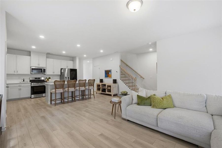Furnished interior view inside a new home in , Sugar Hill (Image 26).