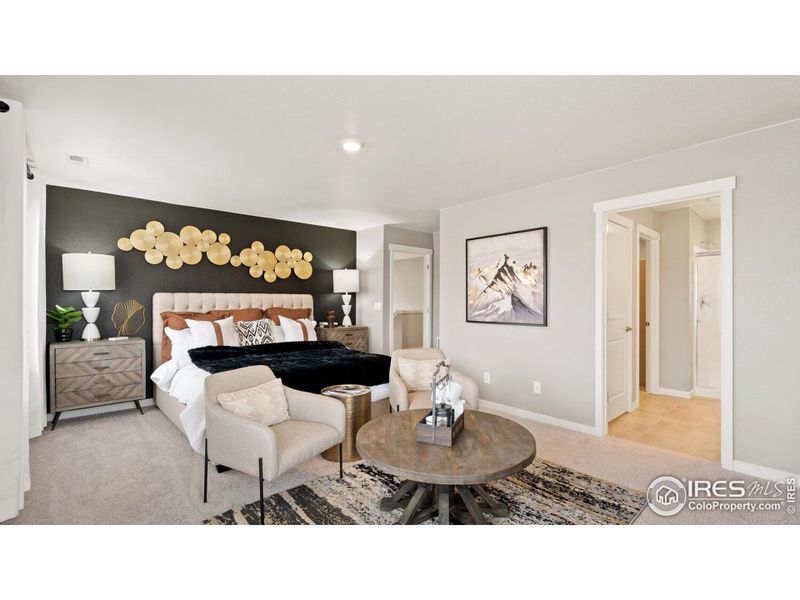 Furnished interior view inside a new home in Westgate, Greeley (Image 21).