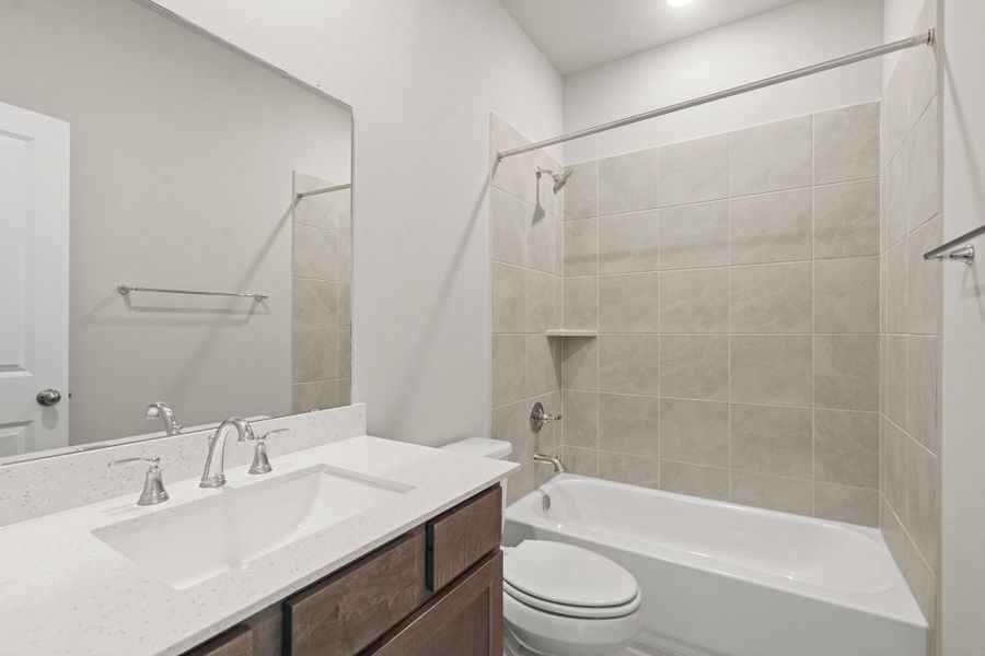 Furnished interior view inside a new home in Elyson 45' & 70', Katy (Image 3).