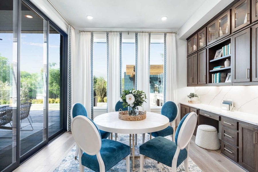 Representative Breakfast Nook - some options shown