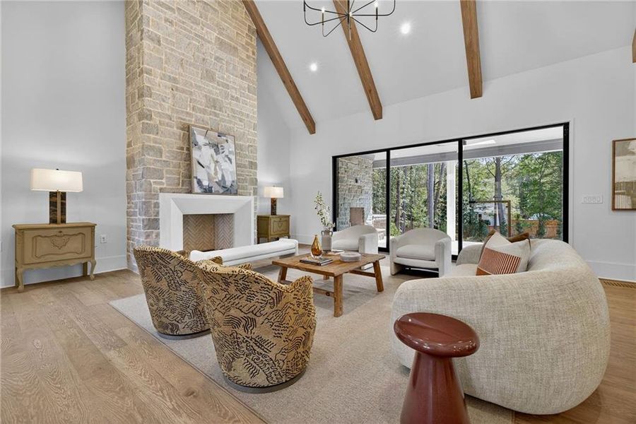 Furnished interior view inside a new home in , Milton (Image 30).