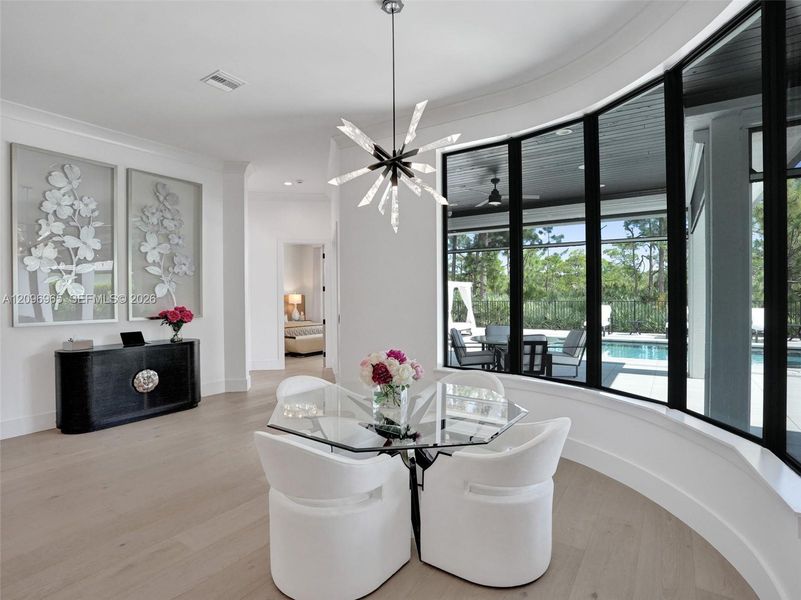 Furnished interior view inside a new home in , Hobe Sound (Image 42).