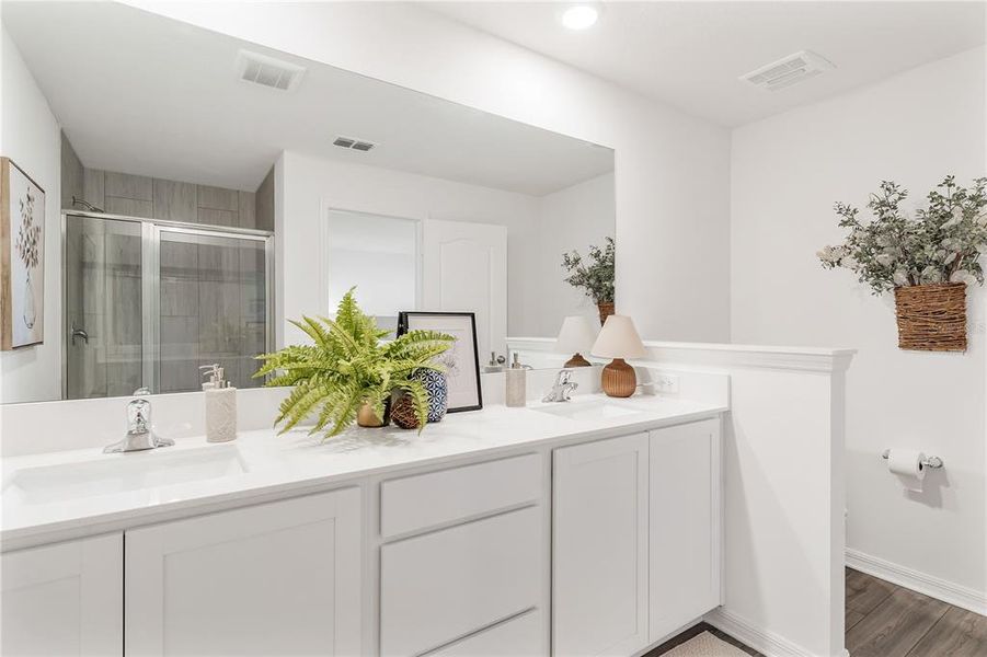 Furnished interior view inside a new home in Sol Vista, Dundee (Image 11).