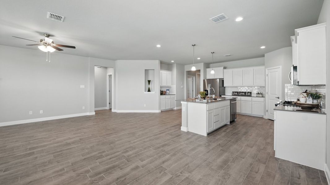 Representative unfurnished interior of a home built from the AVERY by D.R. Horton in Pecan Square, Northlake (Image 17). Representative unfurnished interior of a home built from the AVERY by D.R. Horton in Pecan Square, Northlake (Image 17).