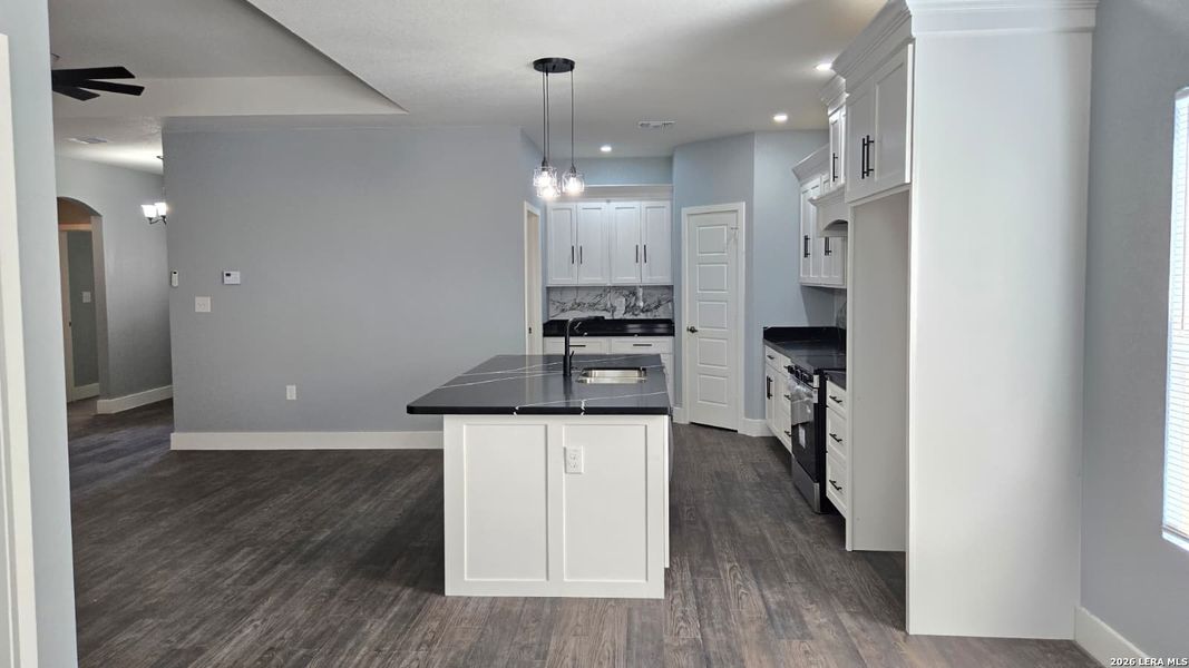 Furnished interior view inside a new home in , D'Hanis (Image 9).