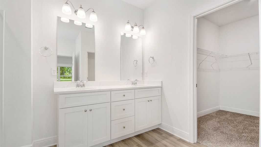 Furnished interior view inside a new home in Bayside at Ward Creek, Panama City Beach (Image 8).