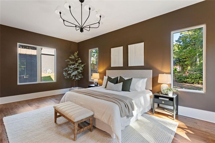 Furnished interior view inside a new home in , Smyrna (Image 40).
