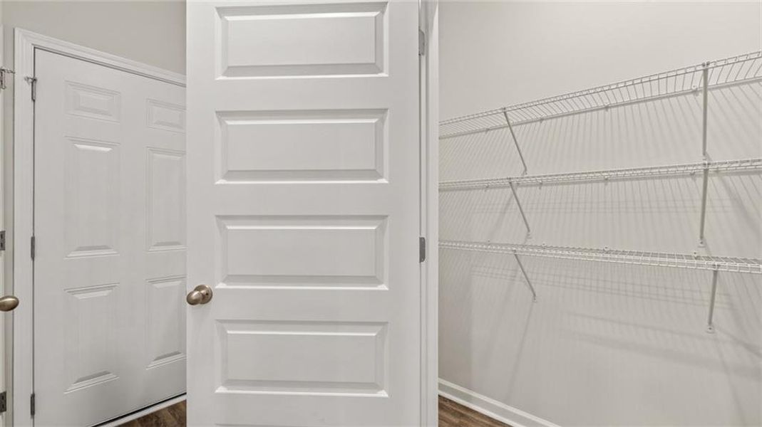 Spacious, unfurnished interior of a new home in Echo Glen, Stockbridge (Image 19). Spacious, unfurnished interior of a new home in Echo Glen, Stockbridge (Image 19).