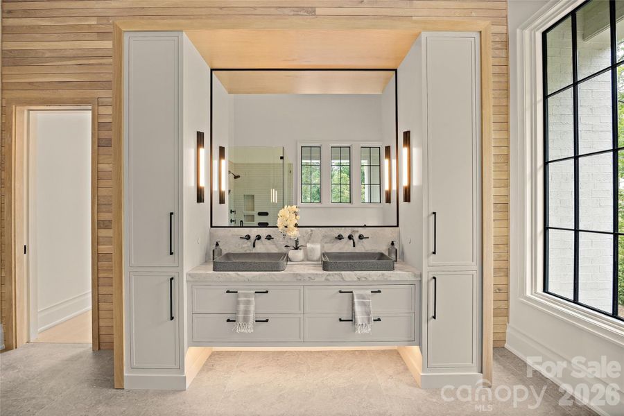 Furnished interior view inside a new home in , Charlotte (Image 18).