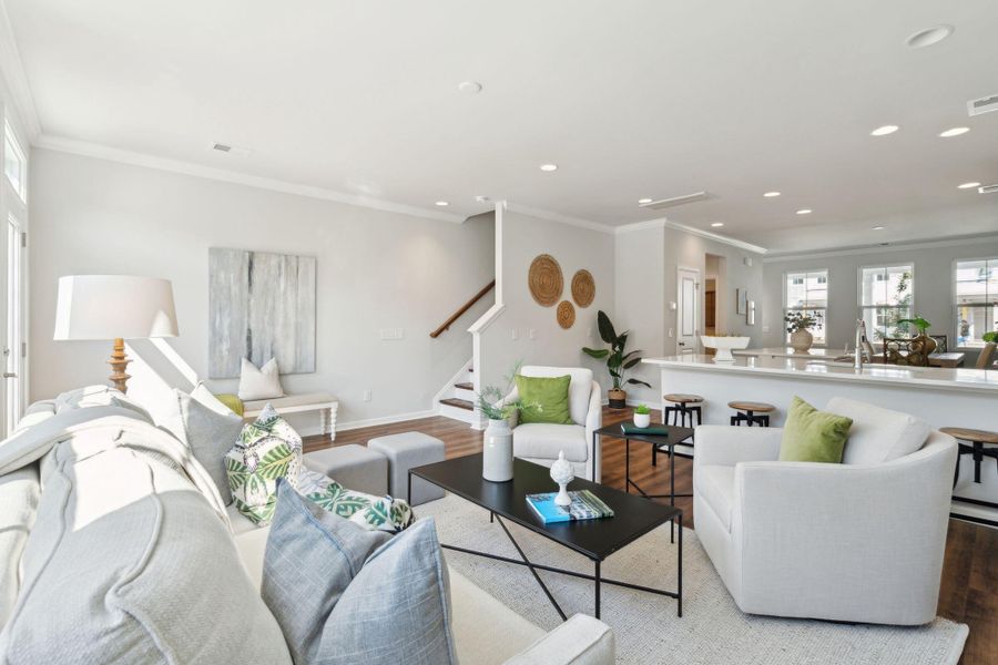 Furnished interior view inside a new home in , Summerville (Image 12).