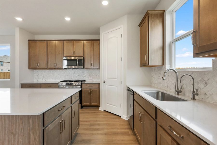 Furnished interior view inside a new home in The Cottages at La Cima, San Marcos (Image 9).