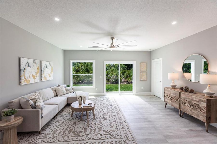 Furnished interior view inside a new home in , Punta Gorda (Image 14).