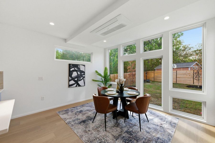 Furnished interior view inside a new home in , Austin (Image 34).
