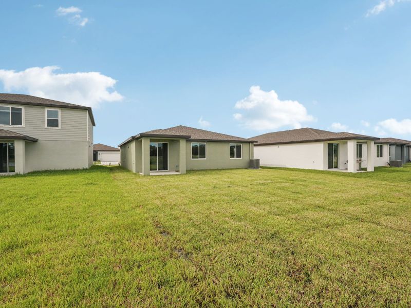 The Exterior of the Bluebell Floorplan at 236 Lazy Shore Dr.