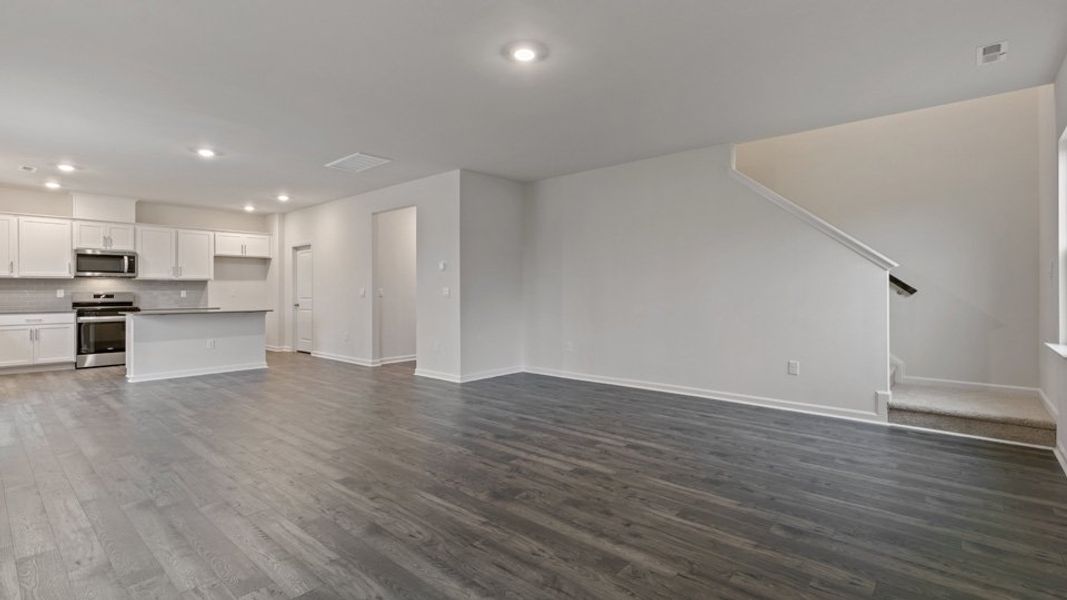 Representative unfurnished interior of a home built from the hanover by D.R. Horton in Bexford, Willow Spring (Image 15).