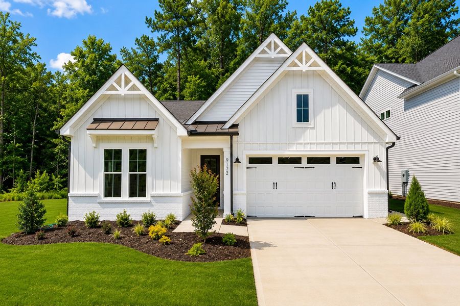 Representative exterior photo of a completed home built from the The Ellery by RobuckHomes in Baylee Ridge, Selma, NC (Image 29).