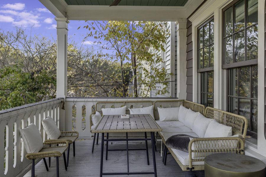Exterior details and patio area of a home in , Charleston (Image 20). Exterior details and patio area of a home in , Charleston (Image 20).
