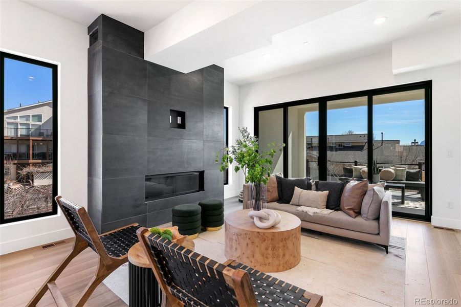 Furnished interior view inside a new home in , Colorado Springs (Image 34).