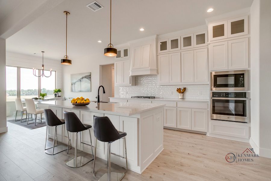 Representative furnished interior of a home built from the The Irving by Kenmark Homes in Escondido Ranches, Weatherford (Image 2).