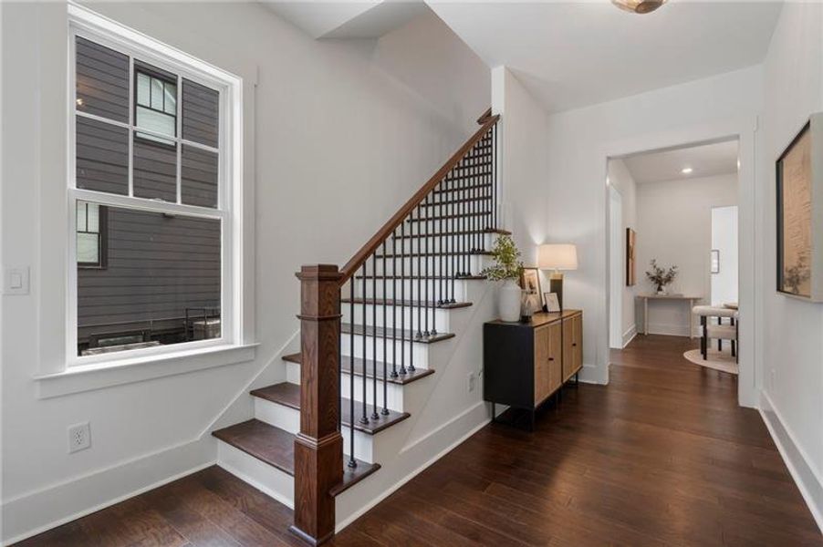 Furnished interior view inside a new home in , Atlanta (Image 26).